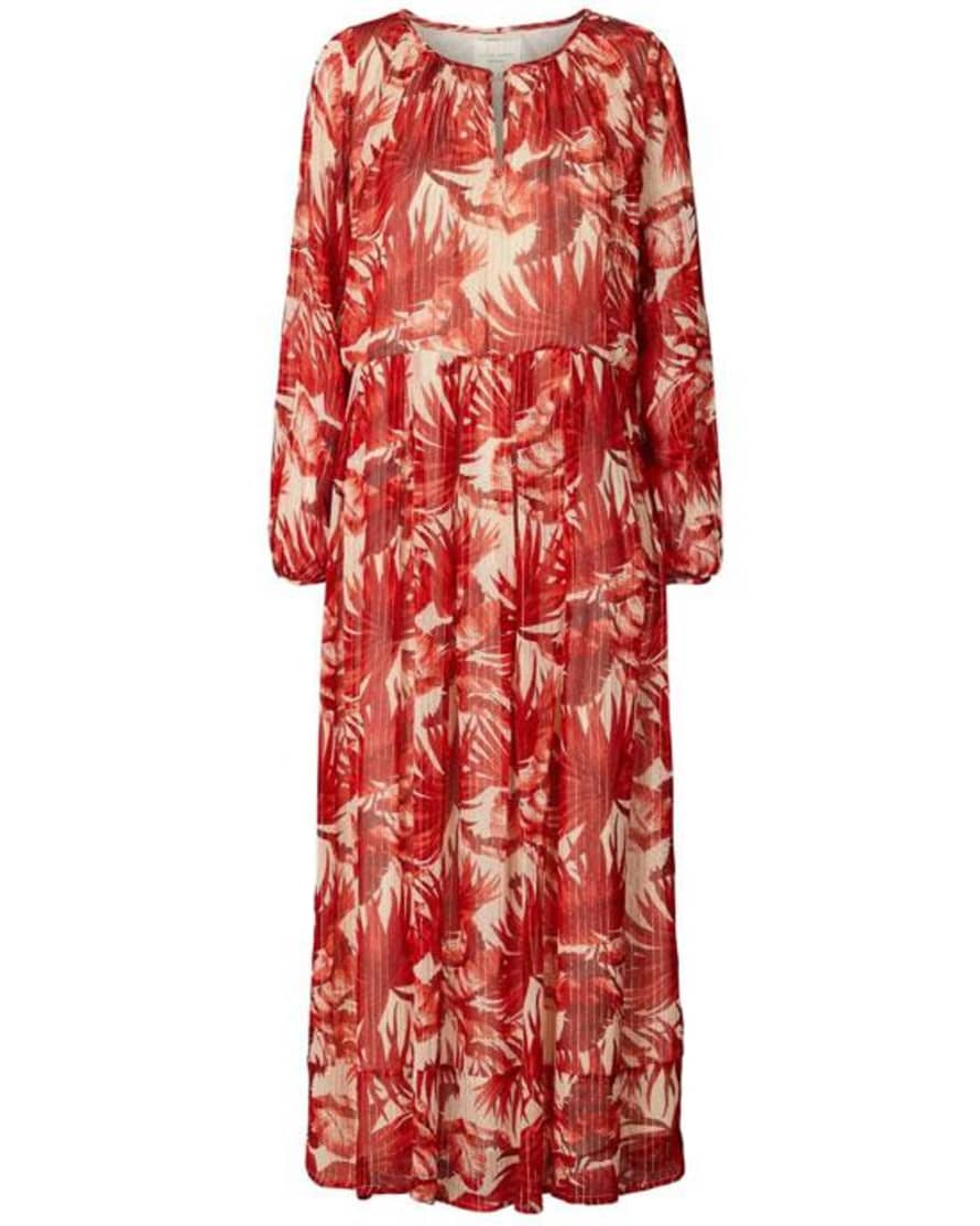 Lollys Laundry Luciana Dress Flower Print Red