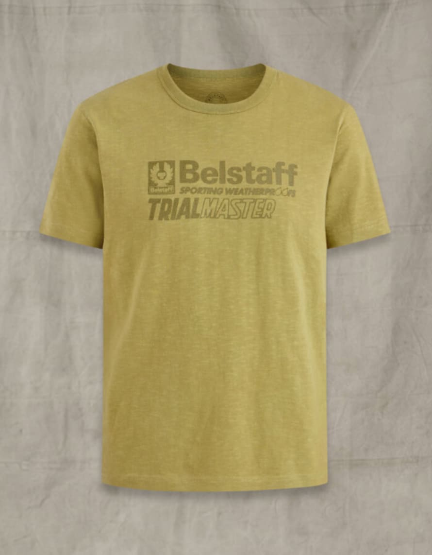 Belstaff Trialmaster Graphic T-Shirt In Marsh Green