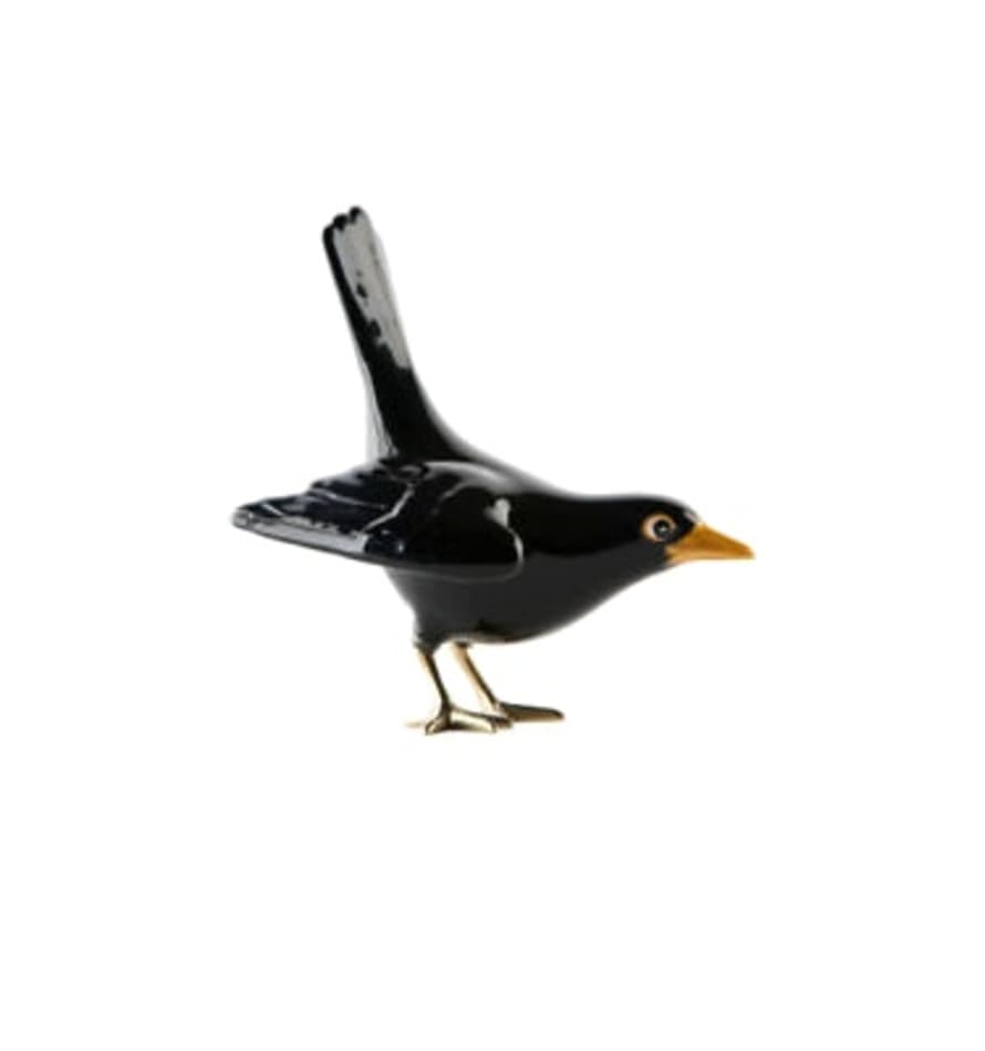 Laboratorio D’Estorias Um Melro Ceramic Blackbird