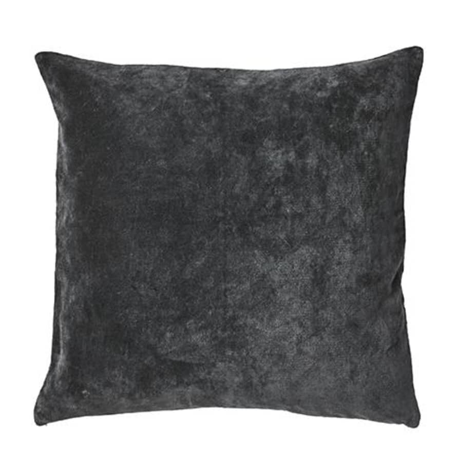 Maitri Toulouse Cushion Cover Charcoal Grey