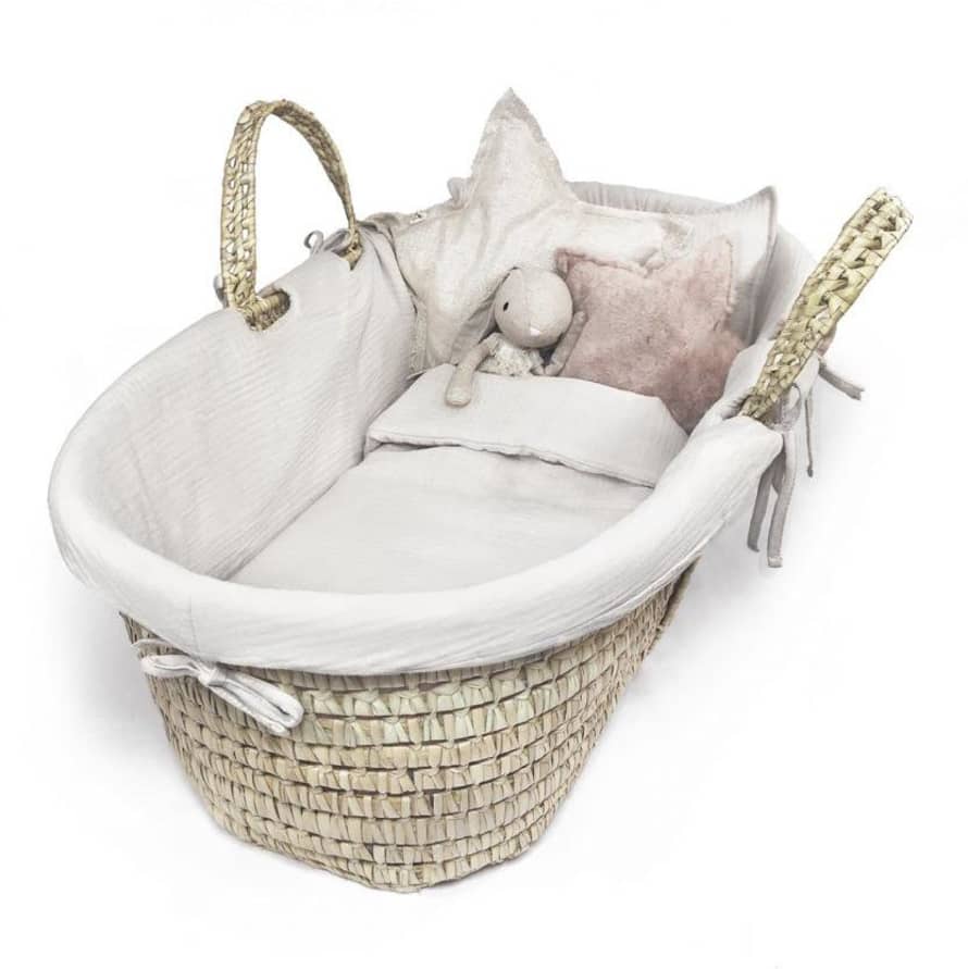 Baby Shower Moses Basket Set