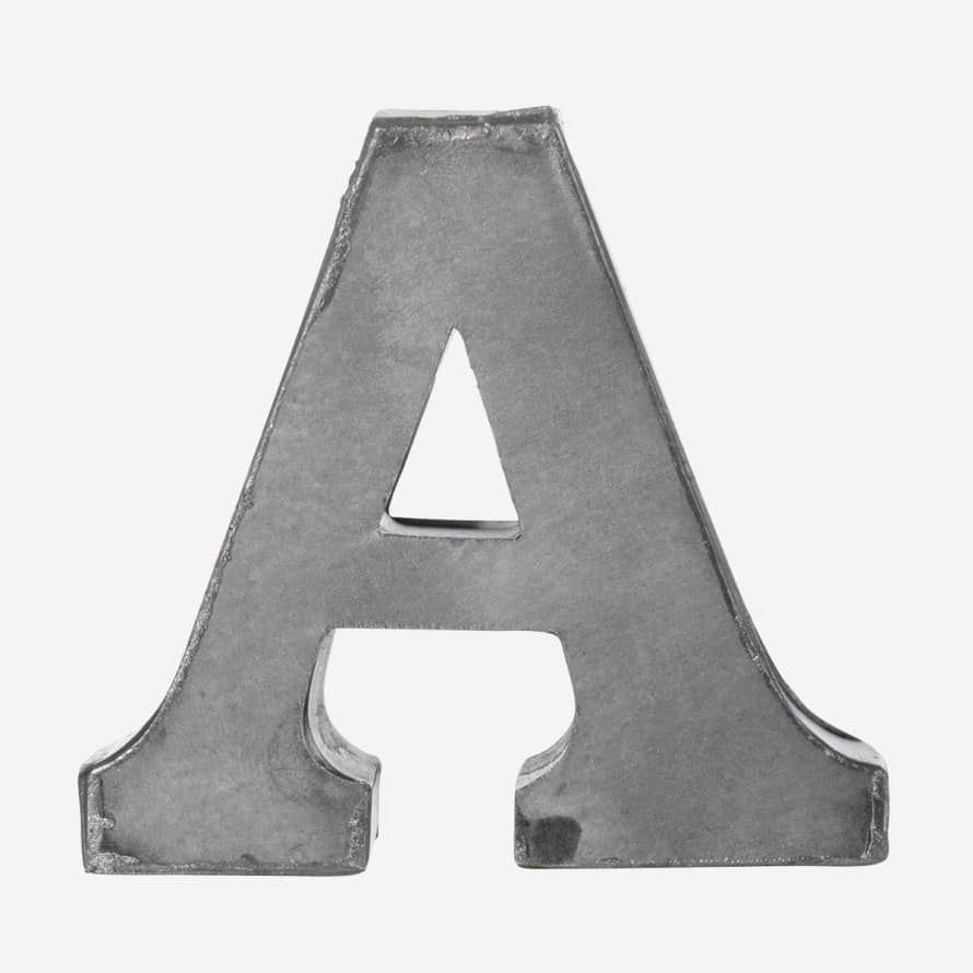 Madam Stoltz Small Metal Letters 
