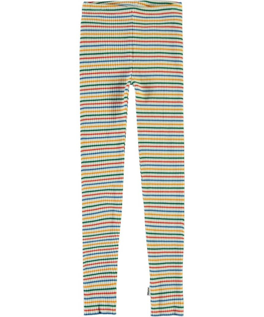 Molo Multioloured Rainbow Stripe Nikita Leggings