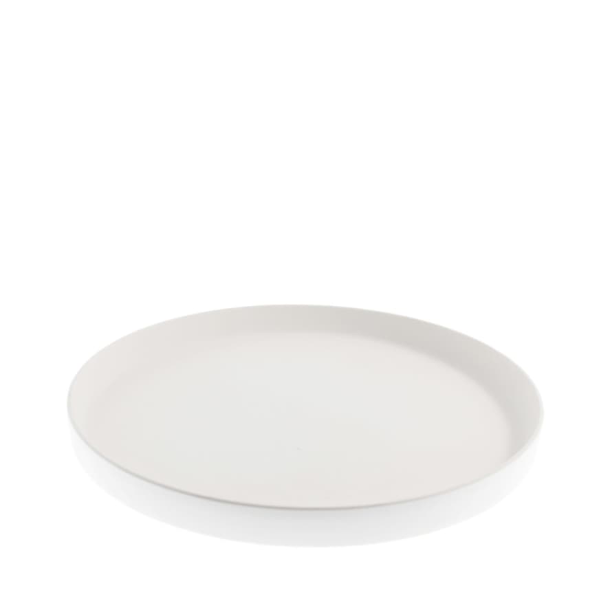 Storefactory Grimshult White Round Ceramic Tray