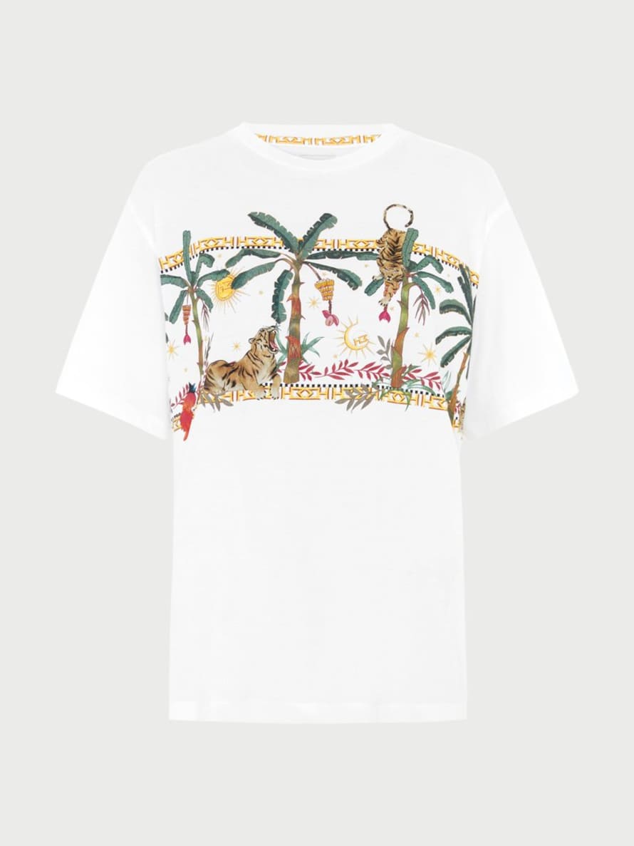 Hayley Menzies Jungle Safari T-Shirt in White