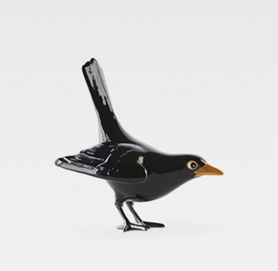 Laboratorio D’Estorias Ceramic Handpainted Blackbird Um Melro