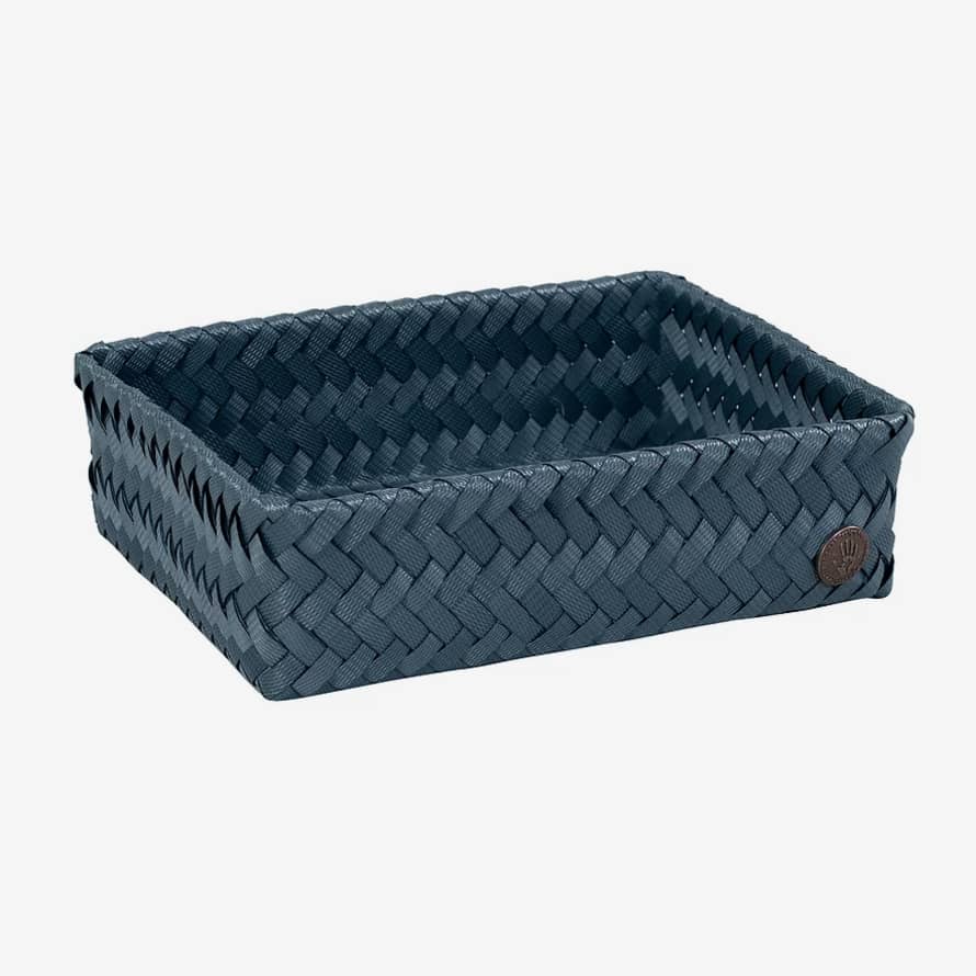 Handed By  Medium Fit Basket Eco Friendly Recycled Plastic Steel Blue