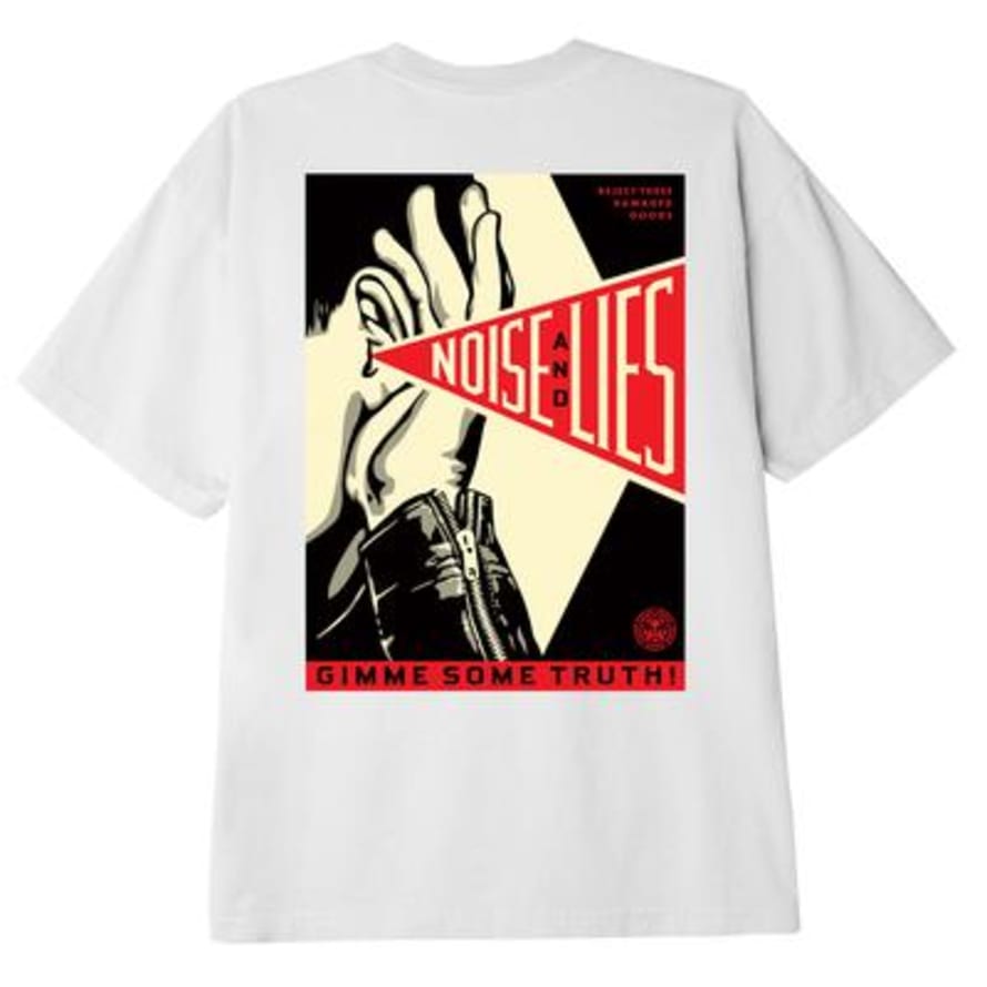 OBEY Gimme Some Truth Tee White 
