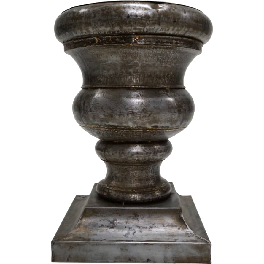 Trademark Living Metal Vintage Style Big Cup Shaped Pot