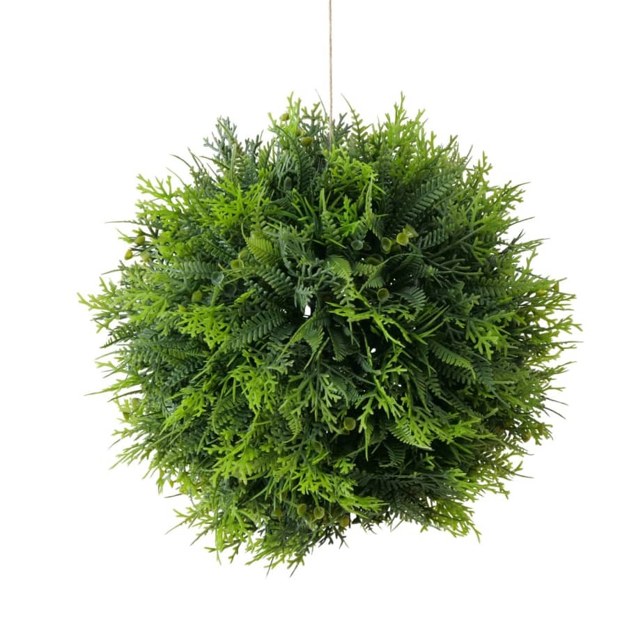 &Quirky Faux Large Fern Ball