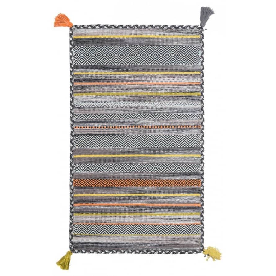 Fair Tapestries 120 x 160cm Grey Cotton Kallen Rug
