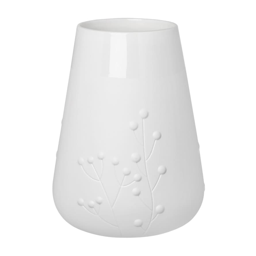Räder White Porcelain Poetry Vase - Plant 