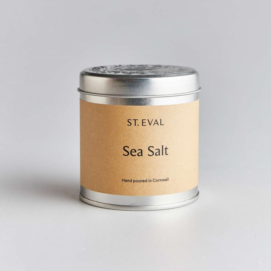 St Eval Candle Company Sea Salt Scented Tin Candle