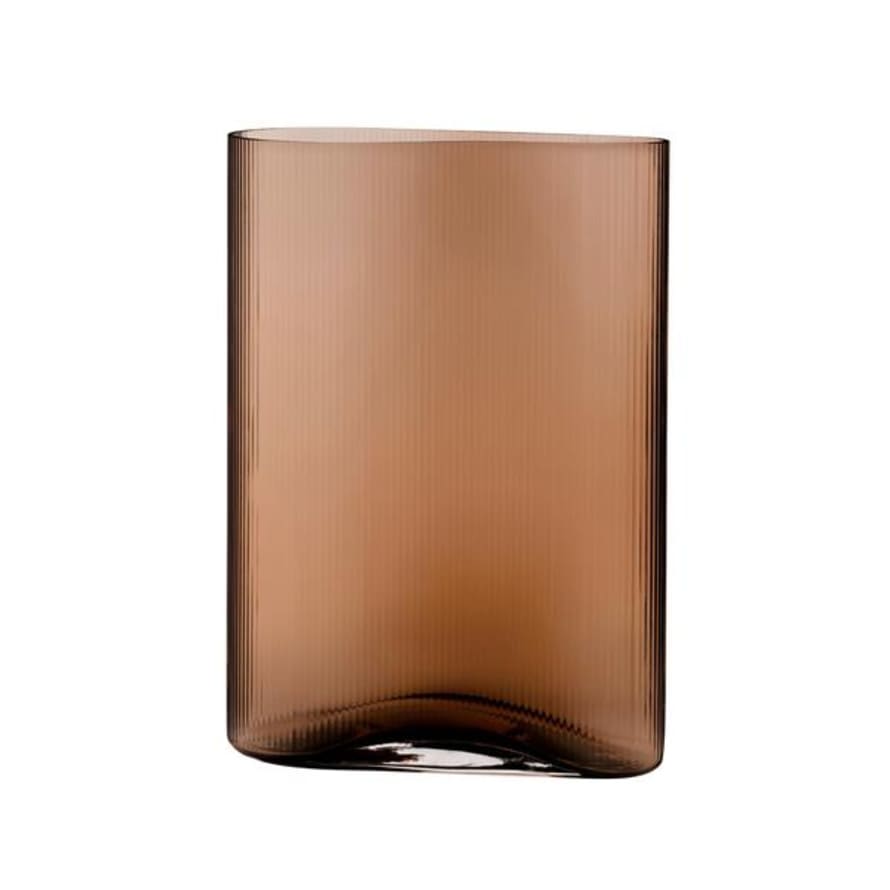 Nude Glass Large Caramel Mist Vase