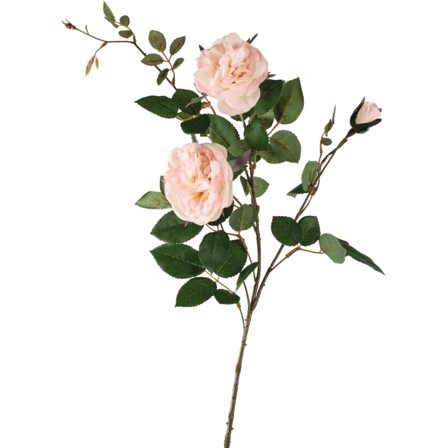 Grand Illusions Rose Spray Faux Flowers Cream