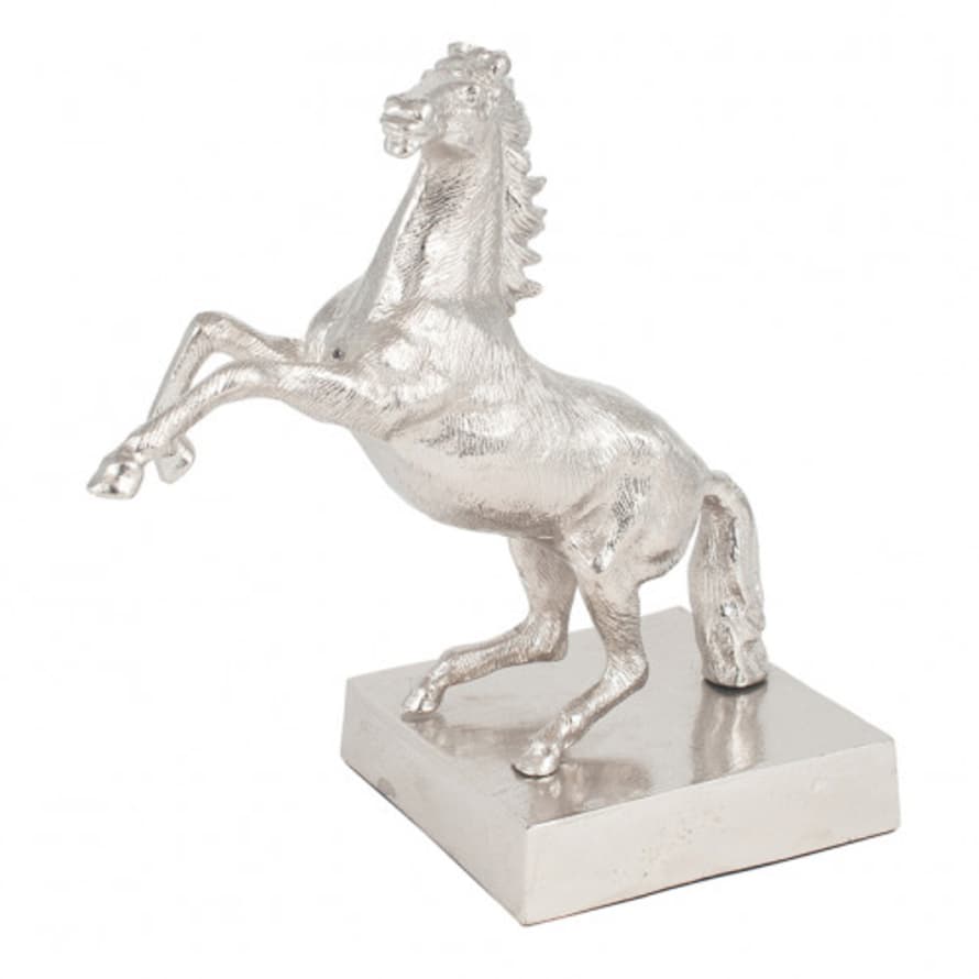 Pacific Lifestyle Silver Horse Statue