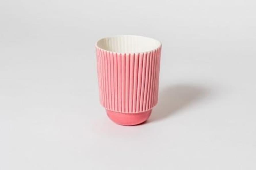 ManufacturedCulture Stripy Mug Pink