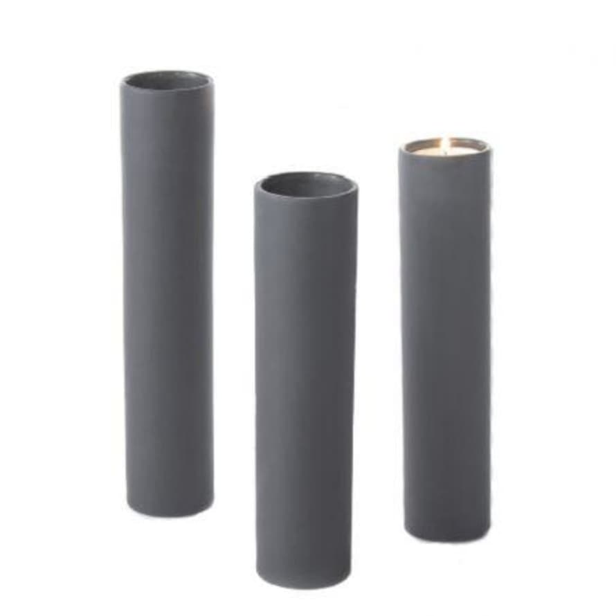 Modus Design Black Candle Holders