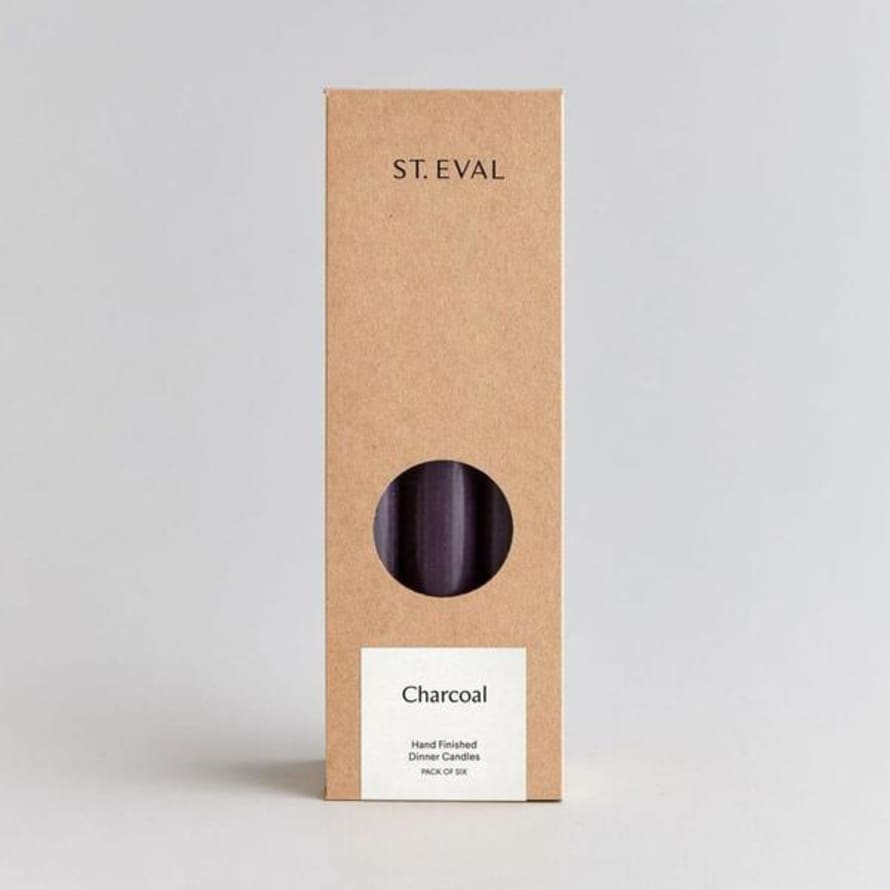 St Eval Charcoal Dinner Candles Gift Pack