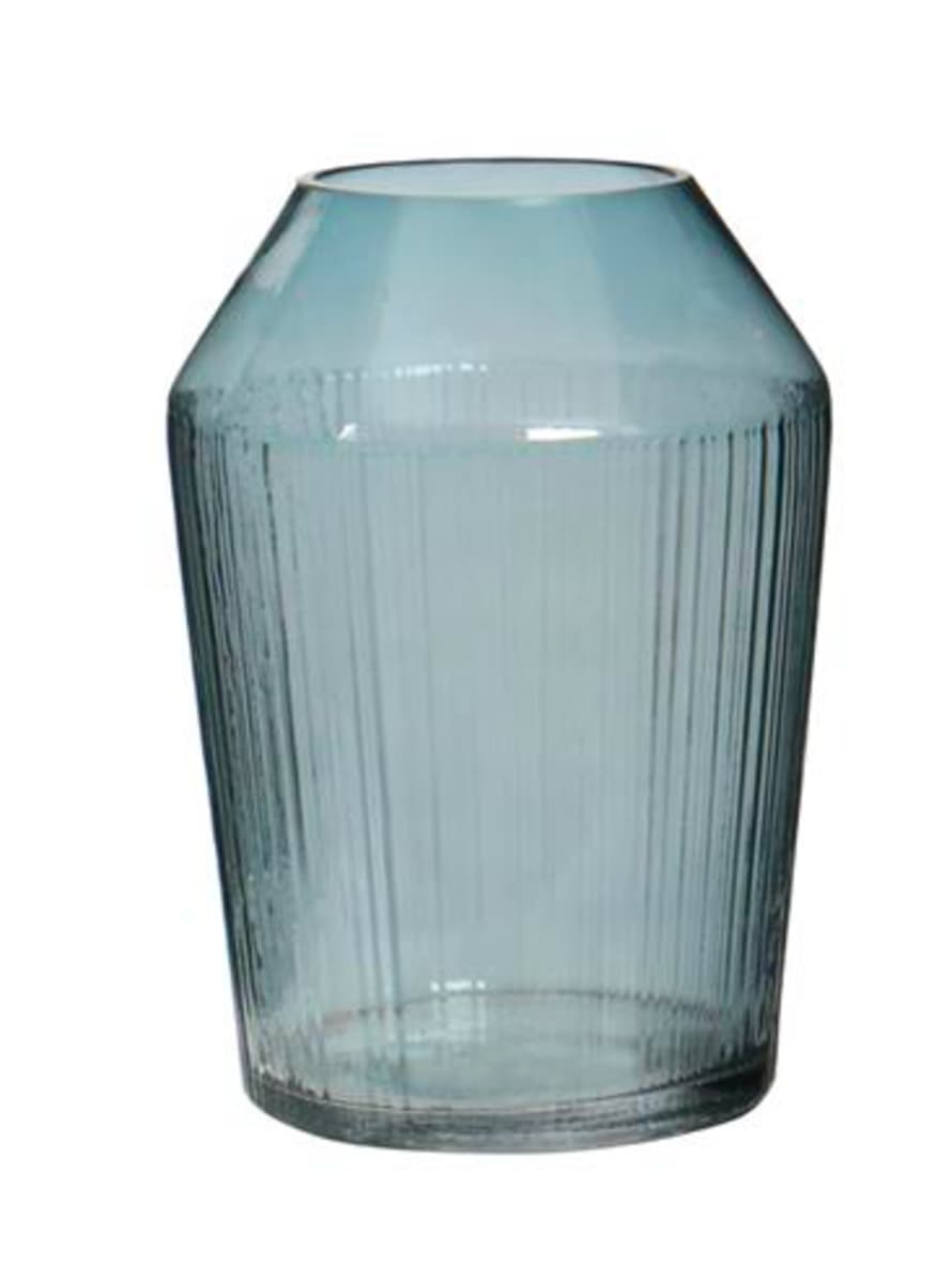 Pompon Bazar Blue Glass Vase