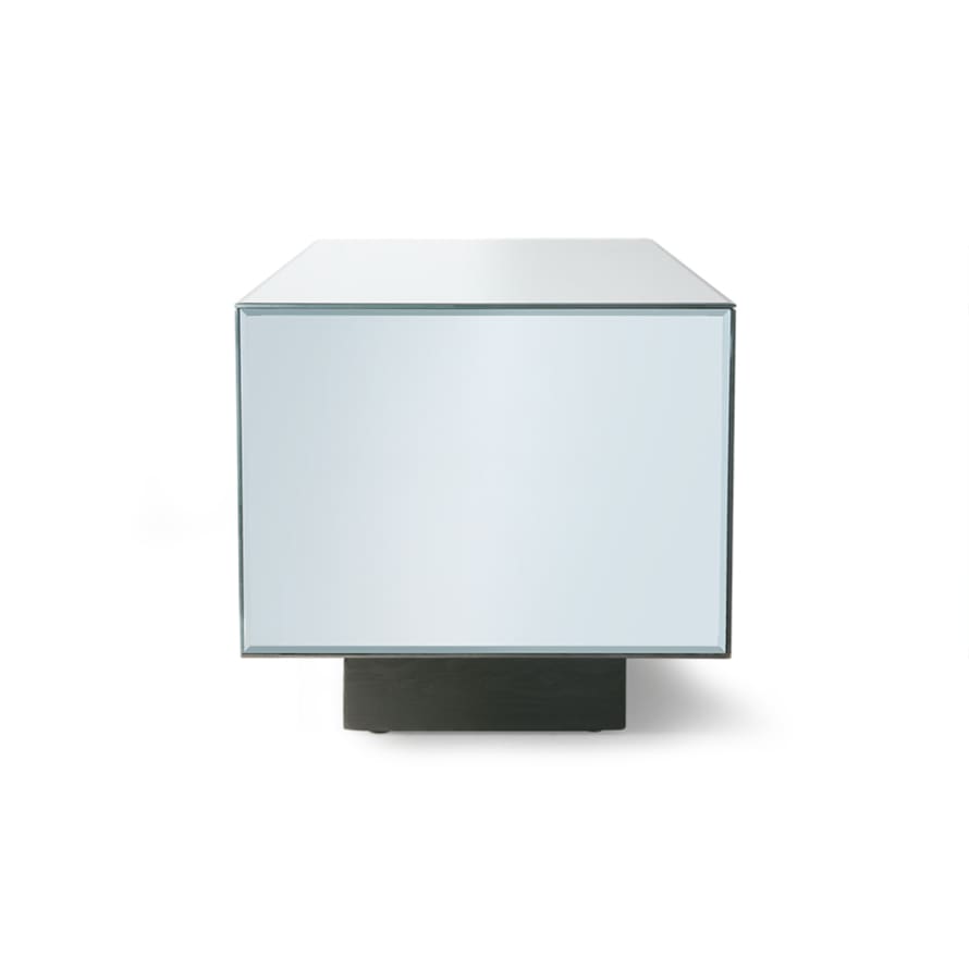 HKliving Mirrored Block Table