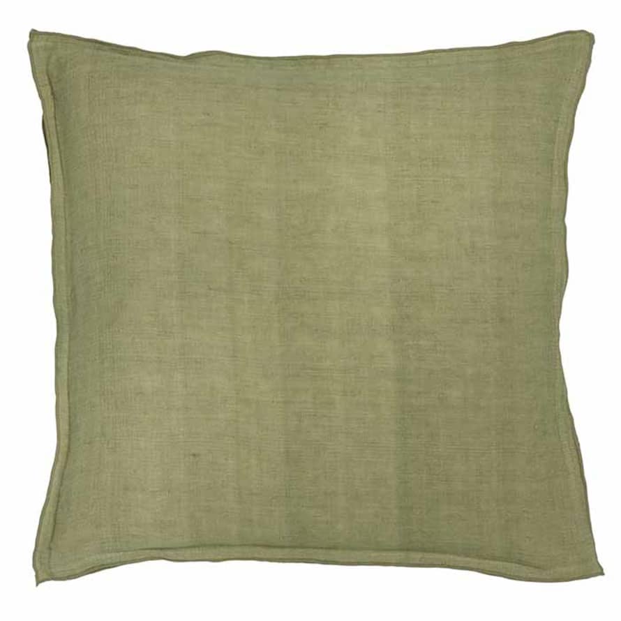 Bungalow DK Linen Cushion Cover 50x50cm  Celery
