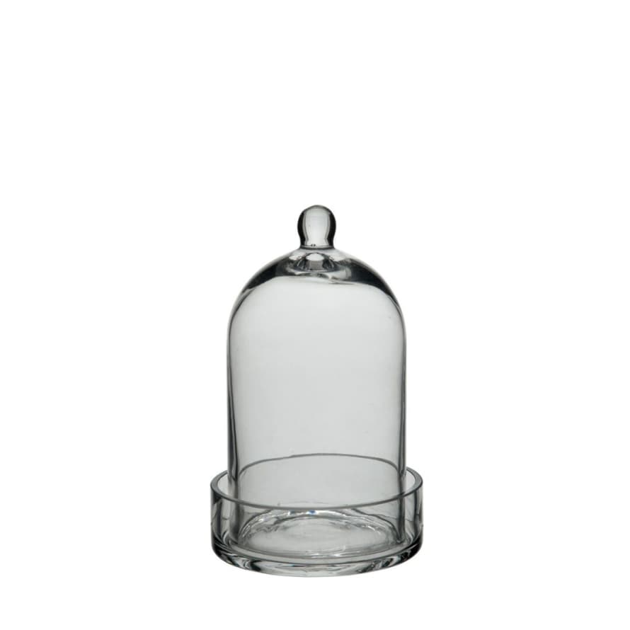 Jolipa Small Glass Bell Round Glass Transparent 