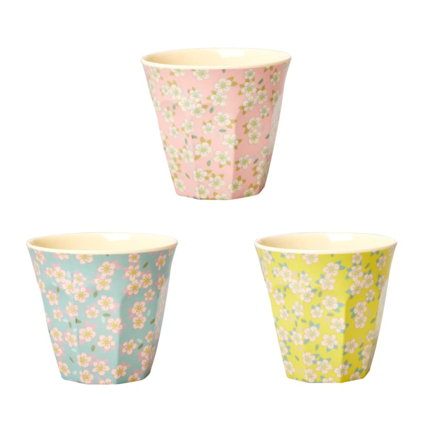 rice Small Flower Melamine Cup
