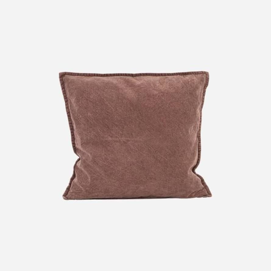 House Doctor Cushion Cover Cur Red Brown