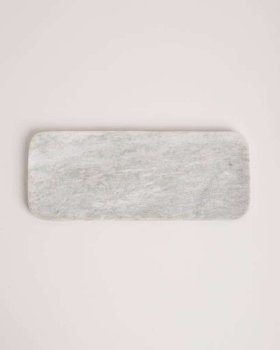 HK Living Marble Tray White Green Pink