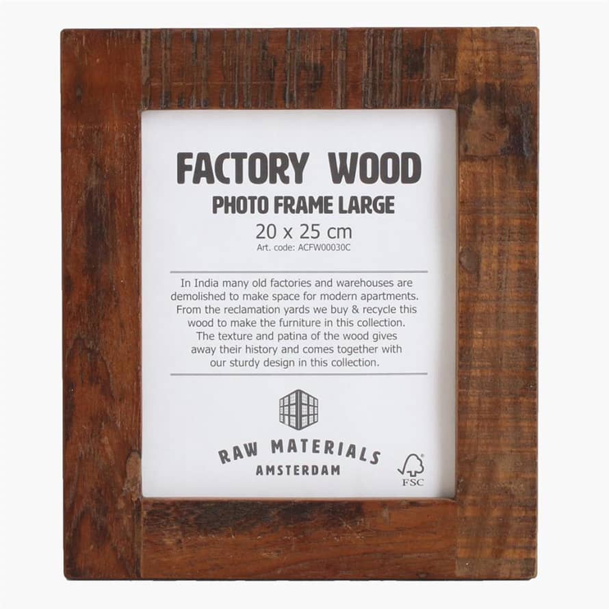 Raw Materials Factory Photo Frame Large