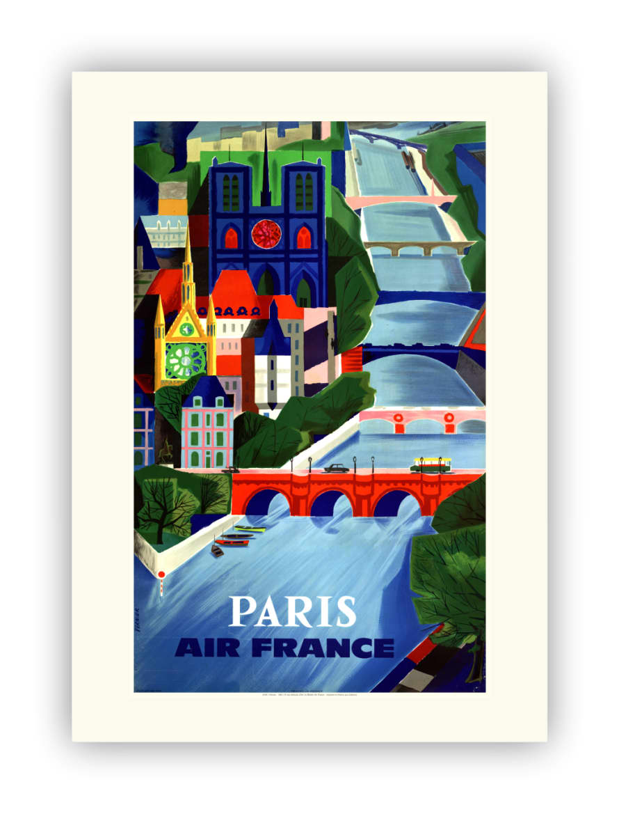 AIR France Paris Number 2 Poster