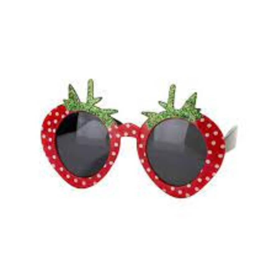 &Quirky Fun Strawberry Sunglasses