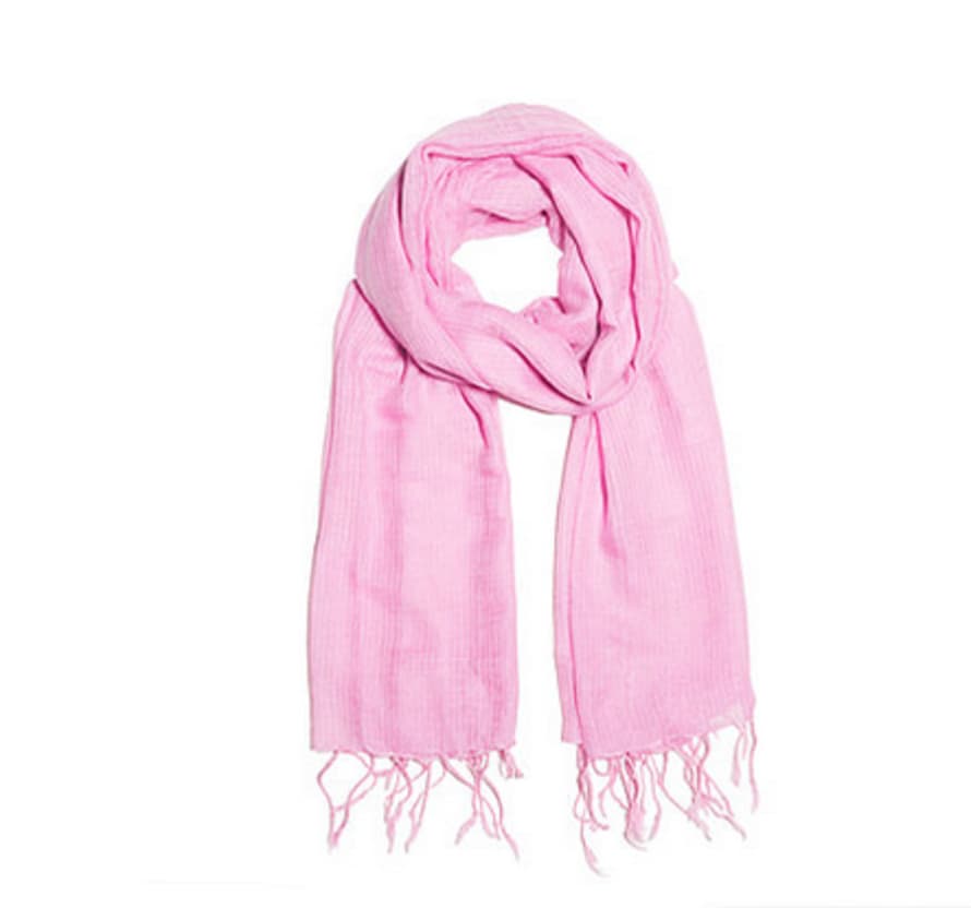 Just Trade  100% Cotton Scarf with Tassels