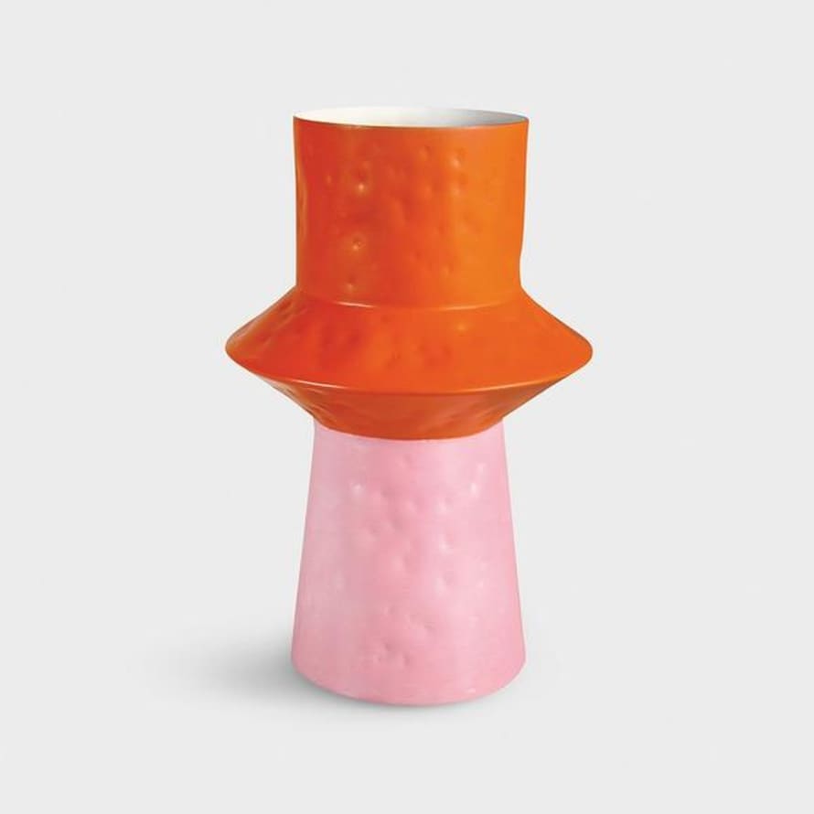 &klevering Vase Origami Pink
