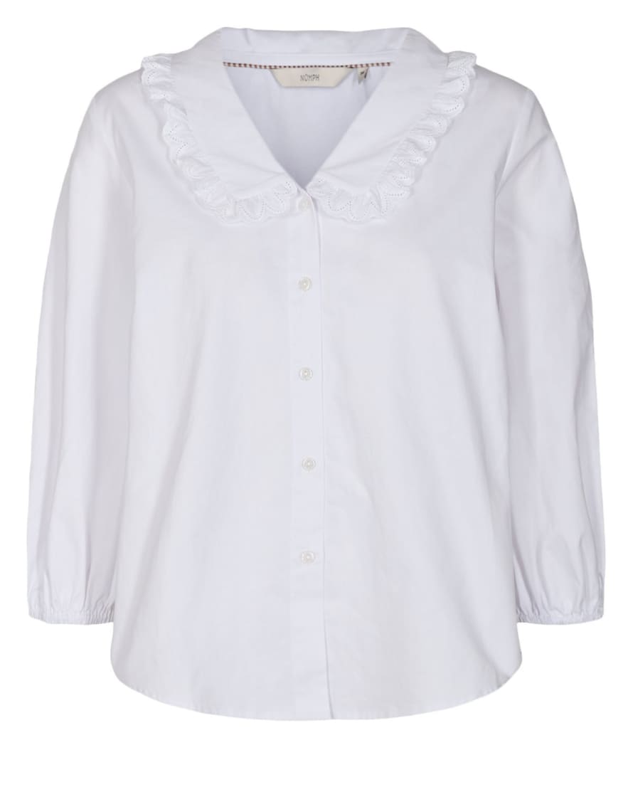 Numph Nulacy Shirt - Bright White