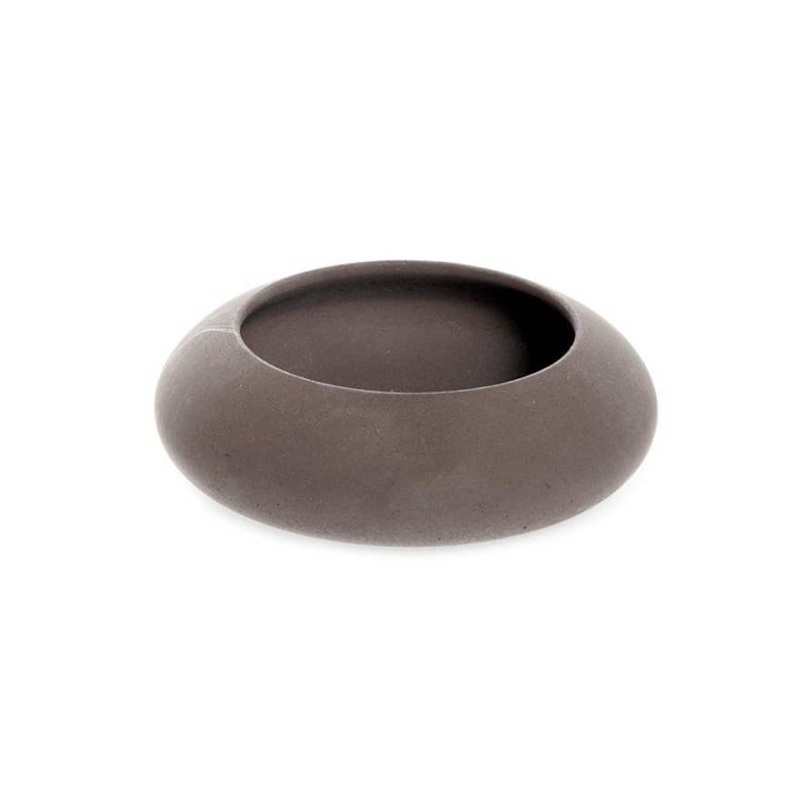 Iris Hantverk Small Bowl Made of Soft Concrete in Brown