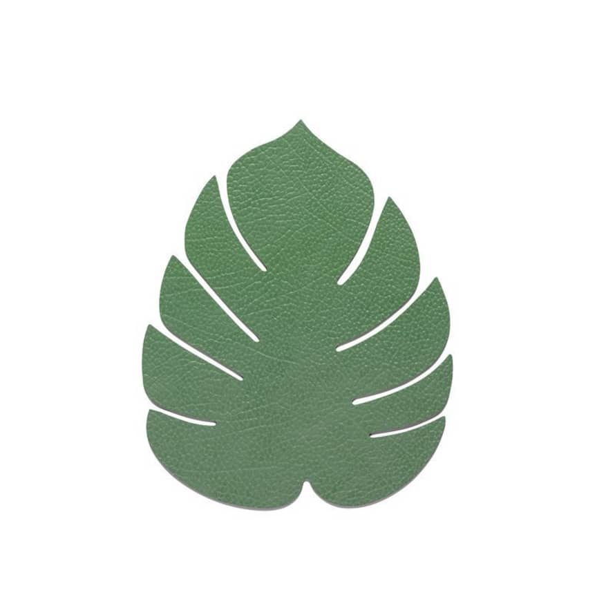 LindDNA Lind DNA Tischset S Monstera Leaf HIPPO forest green