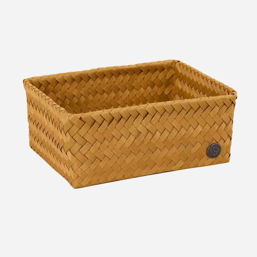 Handed By   Medium High Fit Basket Eco Friendly Recycled Plastic Ochre
