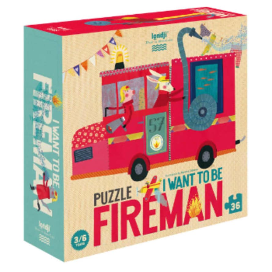 Londji I Want To Be Fireman Puzzle Game