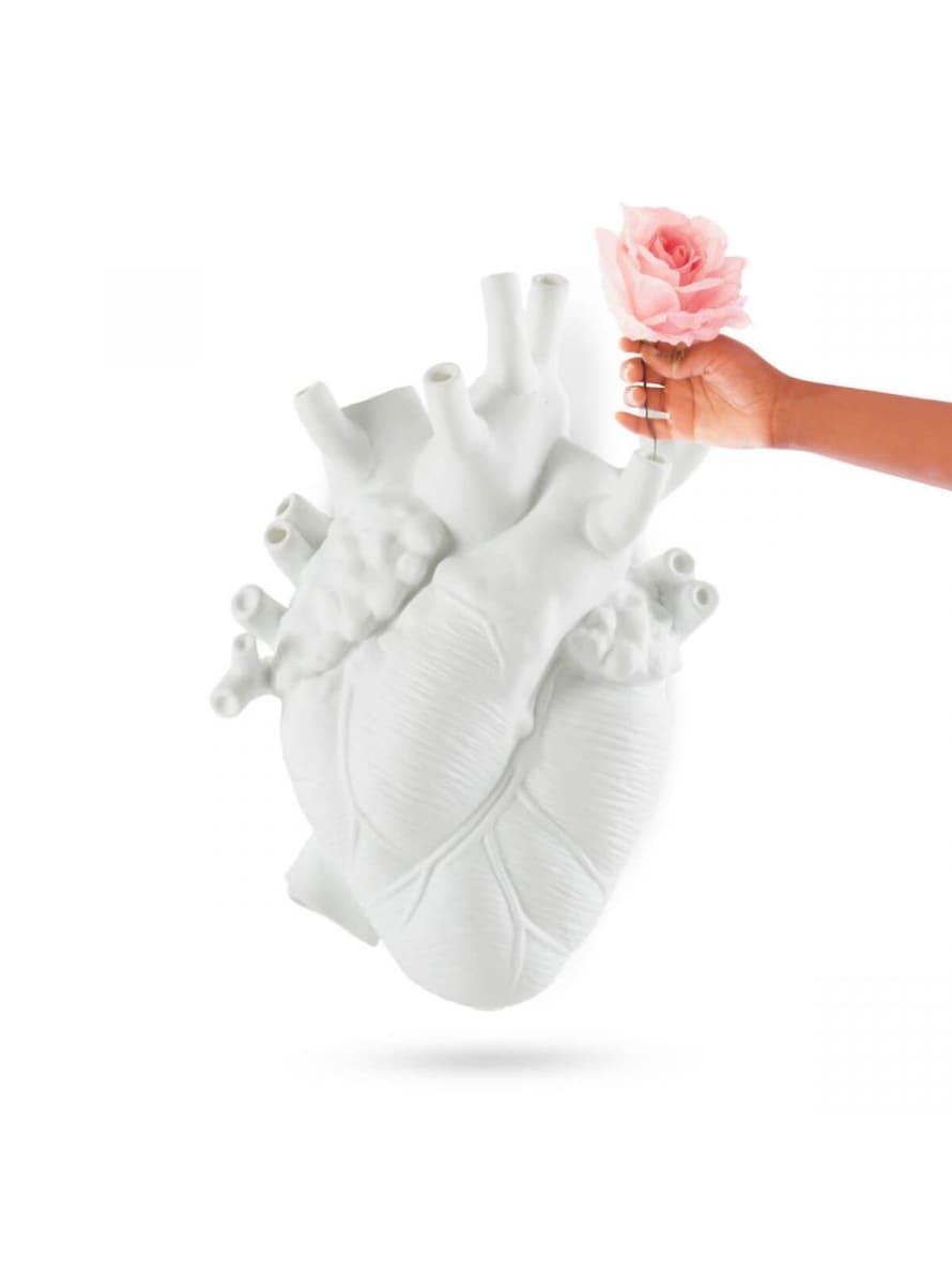 Seletti Love in Bloom Giant Heart Vase