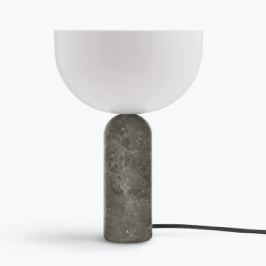 New Works Small Kizu Table Lamp Mole Grey Marble