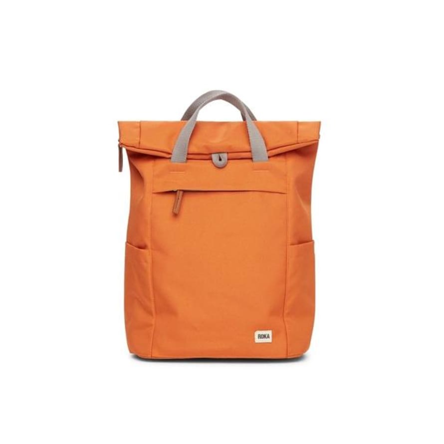 ROKA Orange Small Atomic Sustainable Finchley Backpack