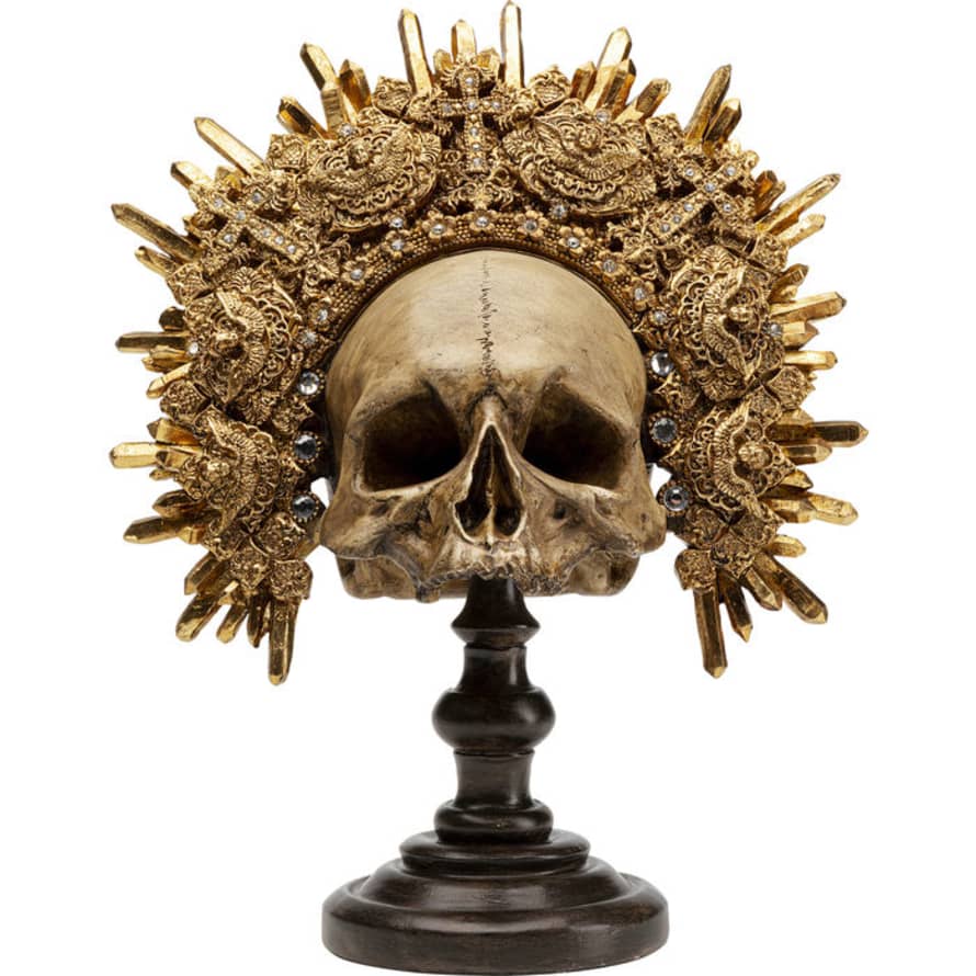Kare Design Deco Object King Skull 