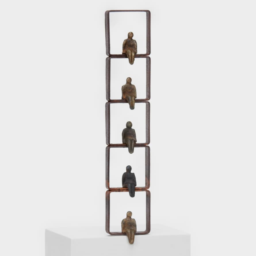 Erli Fantini The Window 40 Sculpture Bronze 