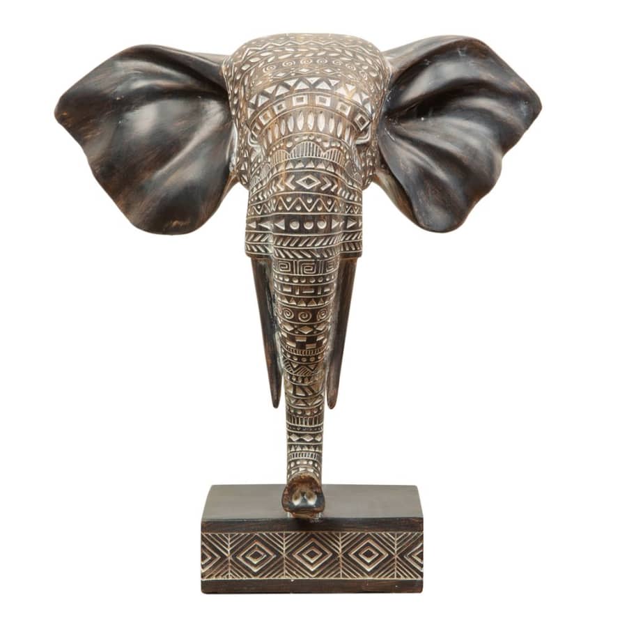 MOR Interiors Elephant Bust Ornament