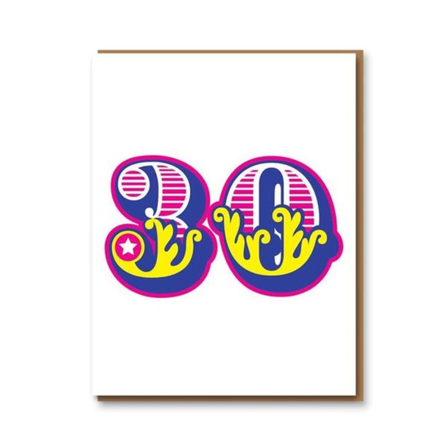 Nineteen Seventy Three 30th Birthday Card