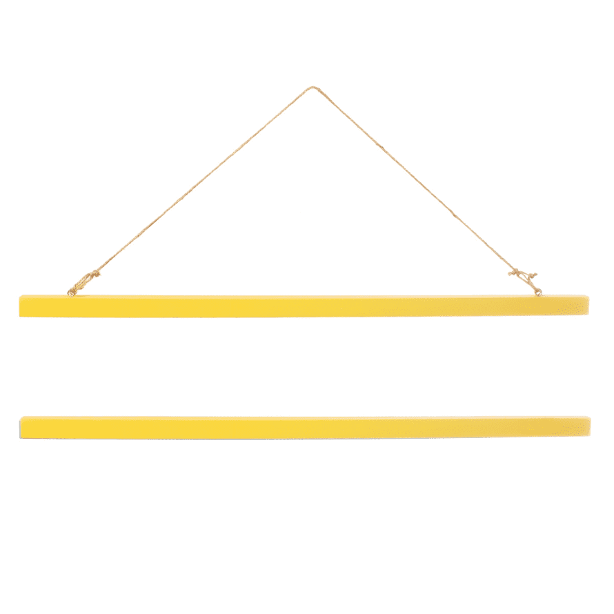 &Quirky Large Yellow Magnetic Poster Hanger