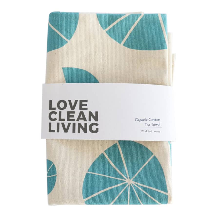 LIGA Organic Cotton Wild Swimmers Tea Towel
