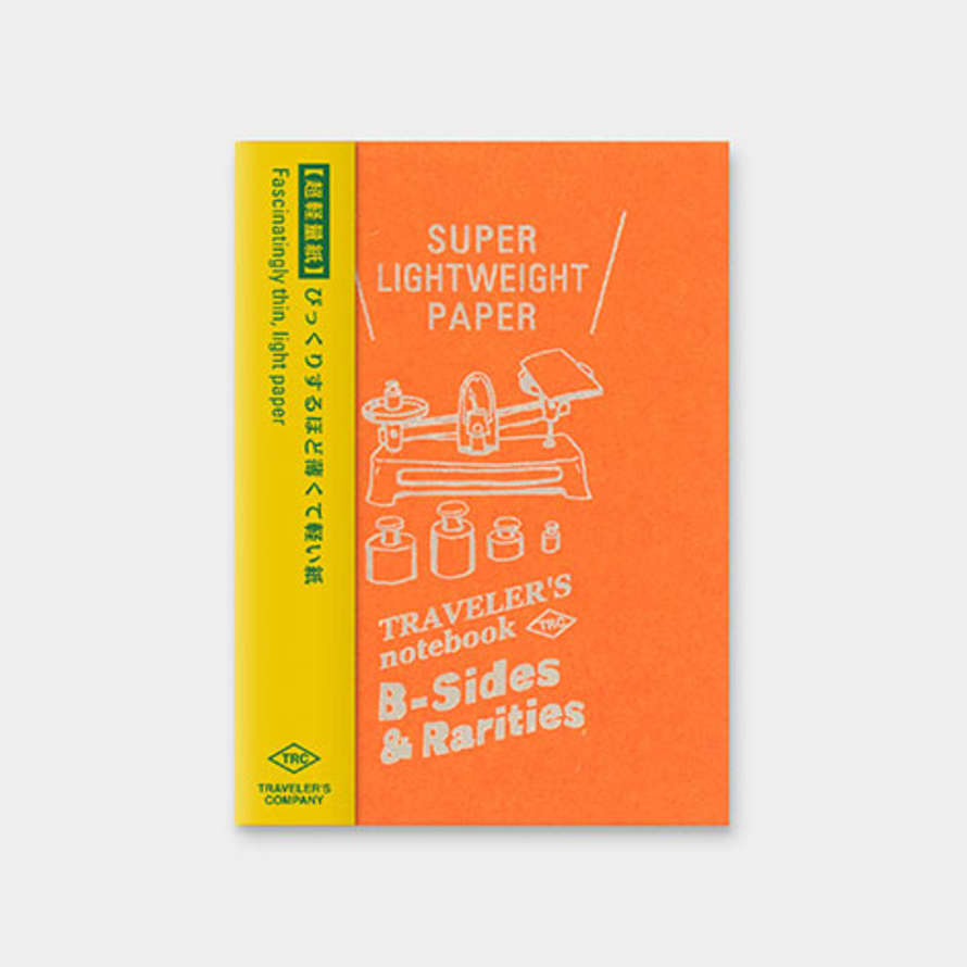 Traveler's Company Notebook B-Sides & Rarities Refill Super Lightweight Paper Passport Size